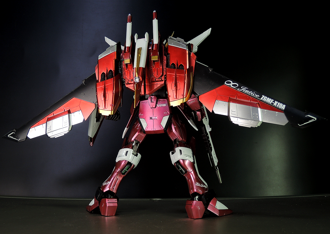 MGインフィニットジャスティス メタリックVer完成 MGインフィニットジャスティス メタリックVer完成